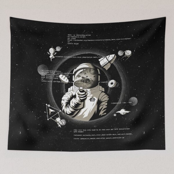 Item preview, Astronaut Robonomics I designed and sold by ROBOxART.