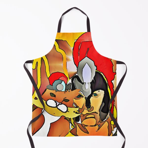 Item preview, A cat striking a pose alongside Achilles designed and sold by Olojo.