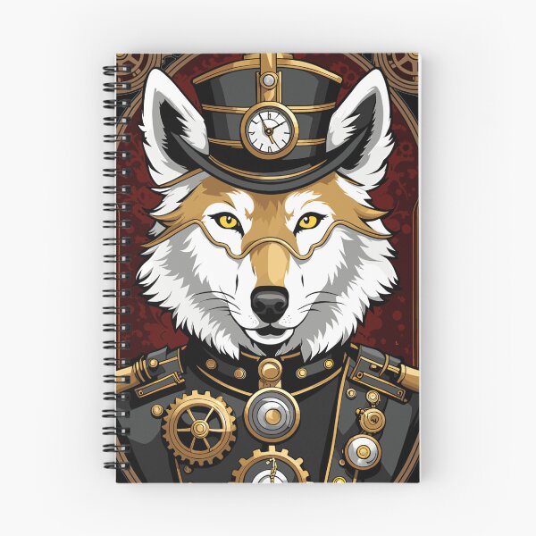 Item preview, Military Steampunk Fox / Wolf Captain Tarot Card designed and sold by EternalDelight1.