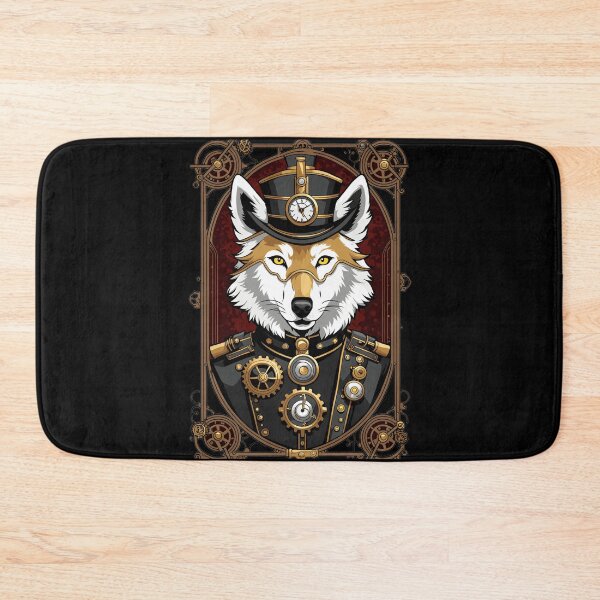 Item preview, Military Steampunk Fox / Wolf Captain Tarot Card designed and sold by EternalDelight1.
