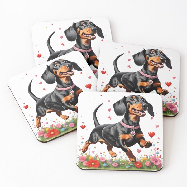 Item preview, Cute playful Dachshund designed and sold by Kaleddis.