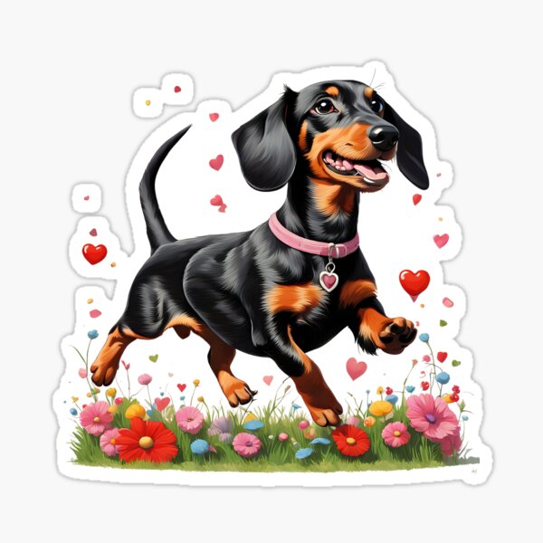 Item preview, Cute playful Dachshund designed and sold by Kaleddis.