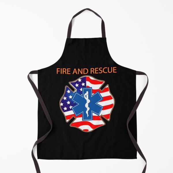 Item preview, Fire and Rescue with Text designed and sold by Military Insignia Products.