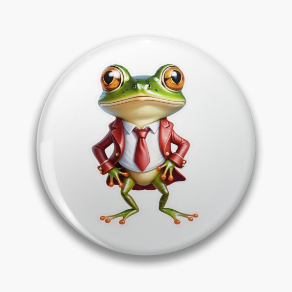 Item preview, The Frog with Red Jacket and Tie #7 designed and sold by Mr. Gattax.