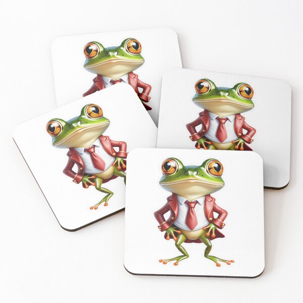 Item preview, The Frog with Red Jacket and Tie #7 designed and sold by Mr. Gattax.