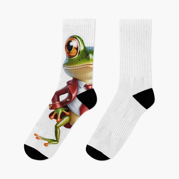 Item preview, The Frog with Red Jacket and Tie #7 designed and sold by Mr. Gattax.