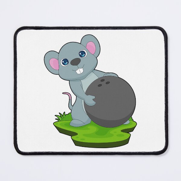 Item preview, Mouse Bowling Bowling ball Sports designed and sold by Snabdesign84.