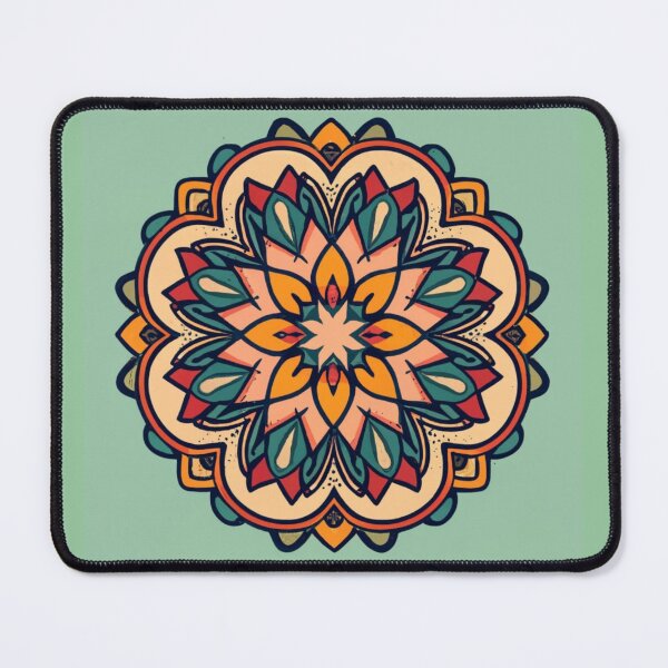 Item preview, logo picture symbol illustration multicolored dress ethnic pattern on the dress orange yellow white boho geometric pattern designed and sold by gulka8.