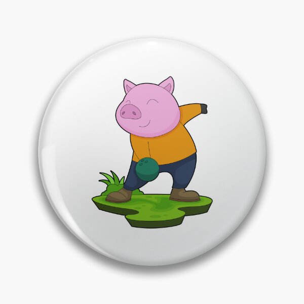 Item preview, Pig Bowling Bowling ball  designed and sold by Snabdesign84.