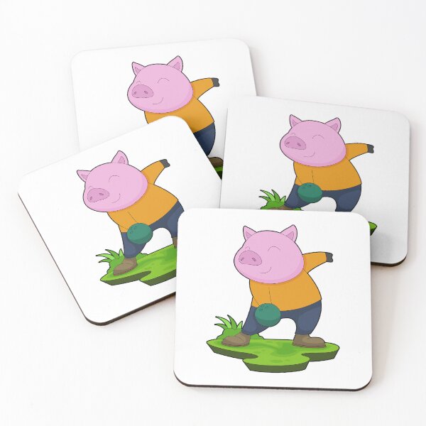 Item preview, Pig Bowling Bowling ball Sports designed and sold by Snabdesign84.