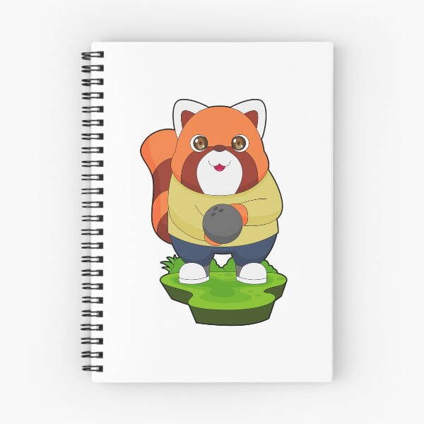 Item preview, Red Panda Bowling Bowling ball Sports designed and sold by Snabdesign84.