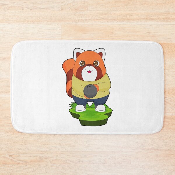 Item preview, Red Panda Bowling Bowling ball Sports designed and sold by Snabdesign84.