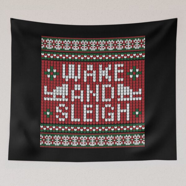 Item preview, Wake And Sleigh - Christmas Sweater  designed and sold by Whimsical  Thinker.