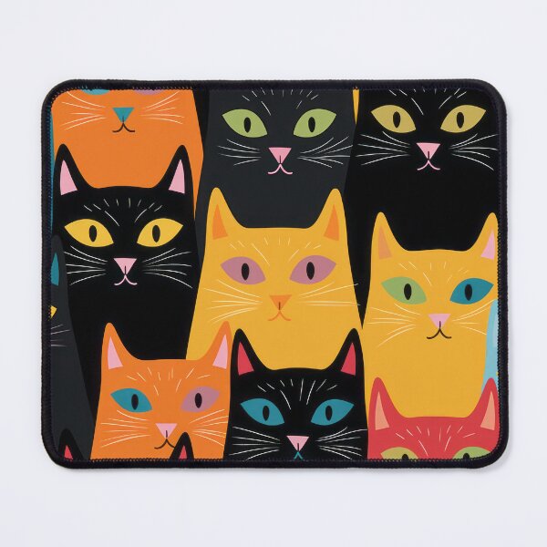 Item preview, Catmosphere: Whiskered Patterns Meow tastic Prints: Cat-Inspired Patterns cute cat pattern designed and sold by PetPalsEmporium.