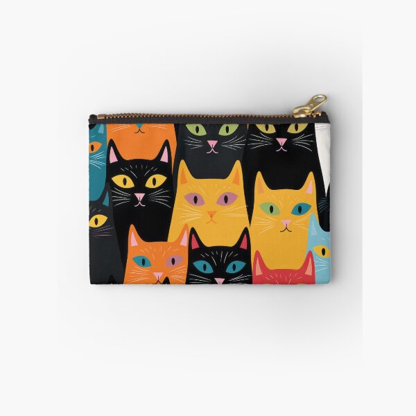 Item preview, Catmosphere: Whiskered Patterns Meow tastic Prints: Cat-Inspired Patterns cute cat pattern  designed and sold by PetPalsEmporium.
