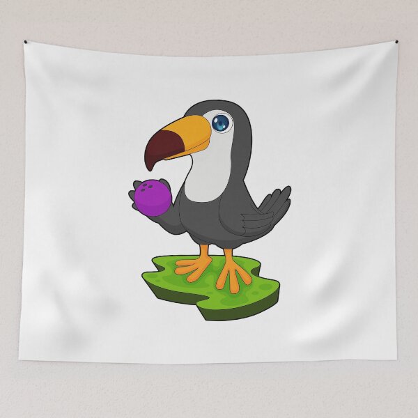 Item preview, Toucan Bowling Bowling ball Sports designed and sold by Snabdesign84.