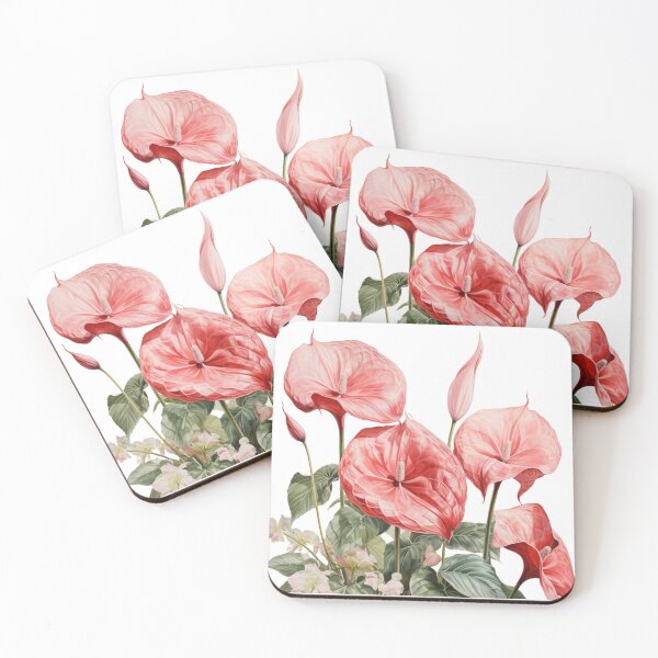 Item preview, ANTHURIUM ANDRAEANUM, Nature Lover Gift, Plant Illustration, Gardener's Delight designed and sold by ontano.