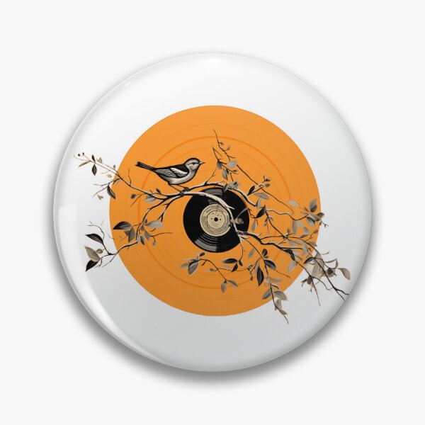 Item preview, Vinyl Record & Sparrow designed and sold by Artsy Owl.