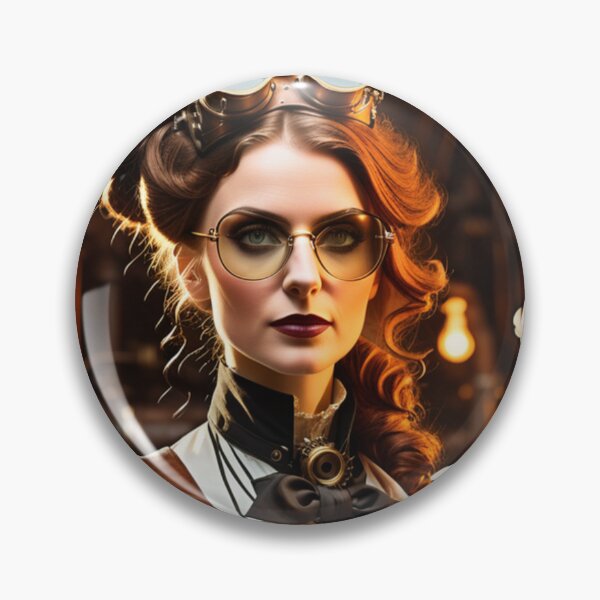 Item preview, Steampunk World - Woman Inventor Victorian Brass and Copper Gadgets Steam Machines designed and sold by Butler in the Home.