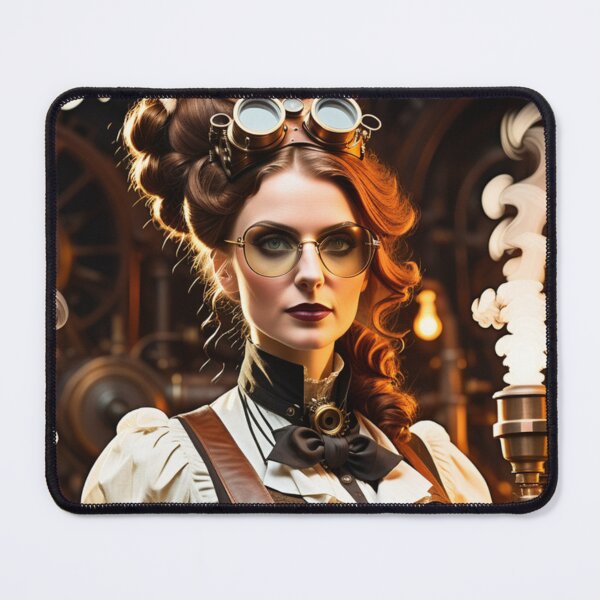 Item preview, Steampunk World - Woman Inventor Victorian Brass and Copper Gadgets Steam Machines designed and sold by Butler in the Home.