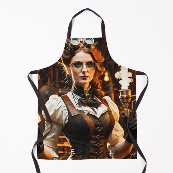 Item preview, Steampunk World - Woman Inventor Victorian Brass and Copper Gadgets Steam Machines designed and sold by Butler in the Home.