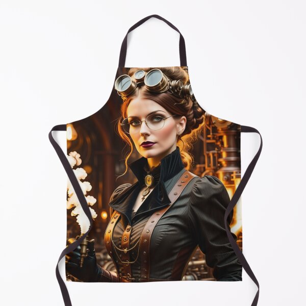 Item preview, Steampunk World - Woman Inventor Victorian Brass and Copper Gadgets Steam Machines designed and sold by Butler in the Home.