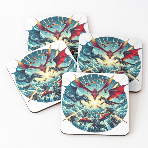 Item preview, Fighting Dragons  - Skyward Alliance designed and sold by Pixel Dome.