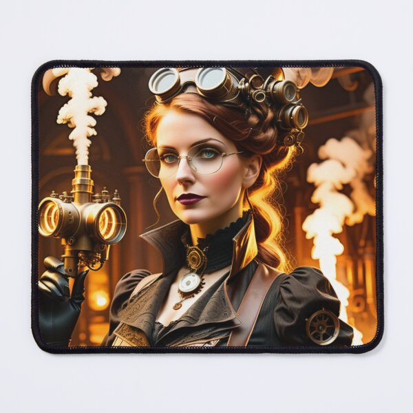 Item preview, Steampunk World - Woman Inventor Victorian Brass and Copper Gadgets Steam Machines designed and sold by Butler in the Home.