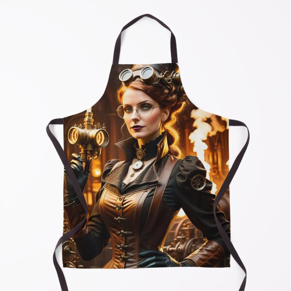 Item preview, Steampunk World - Woman Inventor Victorian Brass and Copper Gadgets Steam Machines designed and sold by Butler in the Home.