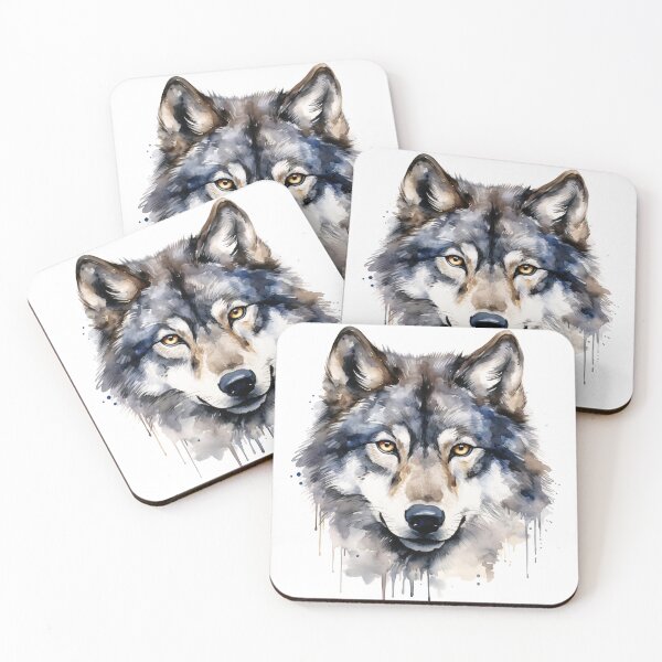 Item preview, Wolf Head Watercolor  designed and sold by PabloArt.