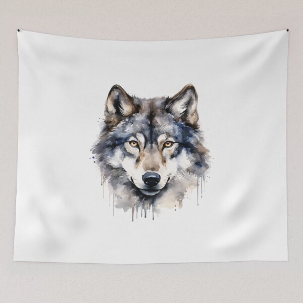 Item preview, Wolf Head Watercolor  designed and sold by PabloArt.