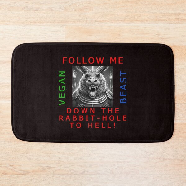 Item preview, Follow Me Down The Rabbit Hole To Hell designed and sold by AlienAlmanac.