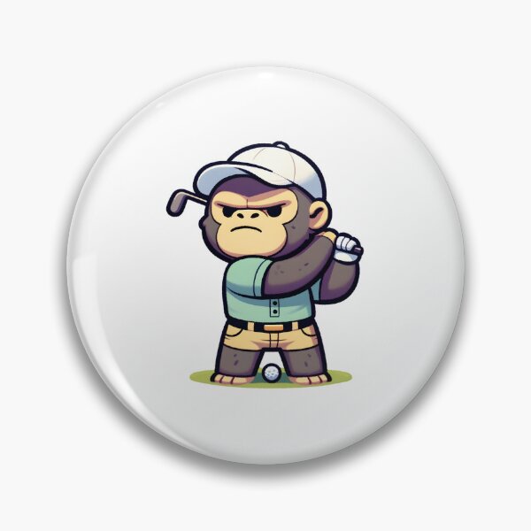 Item preview, Golfer Monkey Ready to Swing designed and sold by UmbrellaStudio1.
