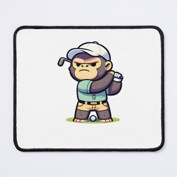 Item preview, Golfer Monkey Ready to Swing designed and sold by UmbrellaStudio1.