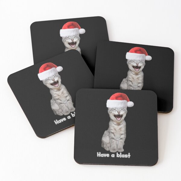 Item preview, A cat sits and smiles, wishing Have a blast. designed and sold by attakorn.