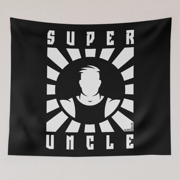 Item preview, Super Uncle (Rays / White) designed and sold by MrFaulbaum.