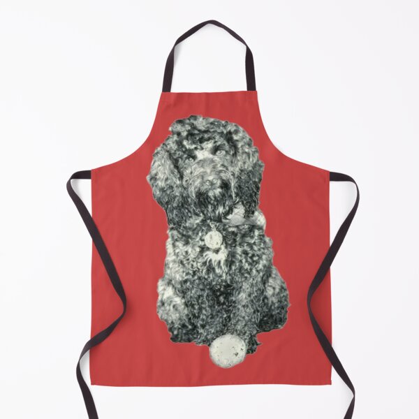 Item preview, Cockapoo with a ball (Red) designed and sold by LearsInteriors.