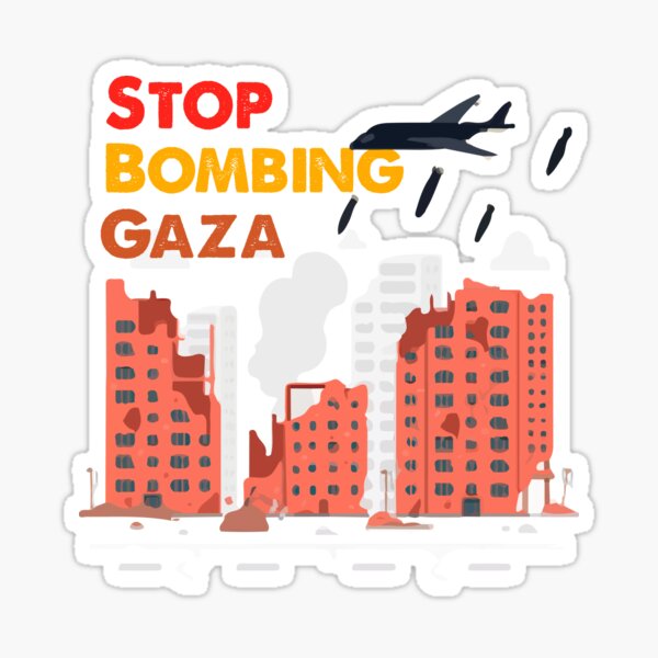 Item preview, Hören Sie auf, Gaza zu bombardieren designed and sold by Muhammad Zaidi.