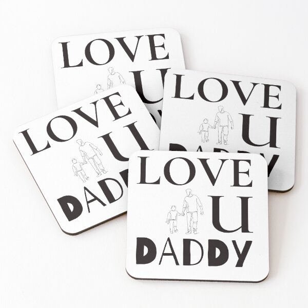 Item preview, Love u daddy designed and sold by InstaCreatives.