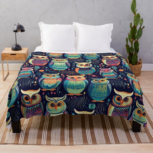Item preview, Psychedelic Owls designed and sold by ArtyArtArtist.
