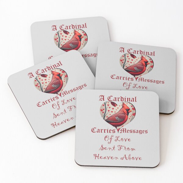 Item preview, Red Cardinal A Cardinal Carries Messages of Love Sent From Heaven Above Inspirational designed and sold by tamdevo1.