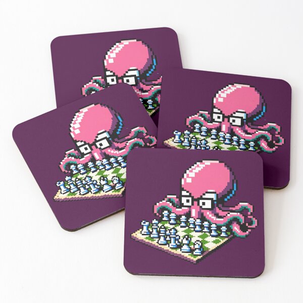 Item preview, 8-Bit Chess Master: Pixel Octopus & Board Game Challenge designed and sold by PixelPunkster.