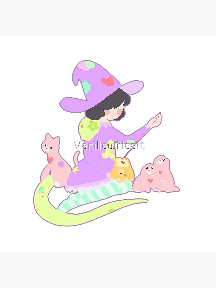 "Stitch Witch" Poster for Sale by Vanillawillaart Redbubble