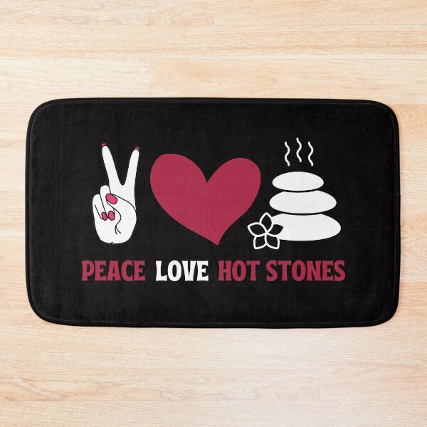 Item preview, Peace Love Hot Stones designed and sold by soapblossom.