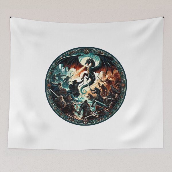 Item preview, Viking Dragon Siege designed and sold by Pixel Dome.