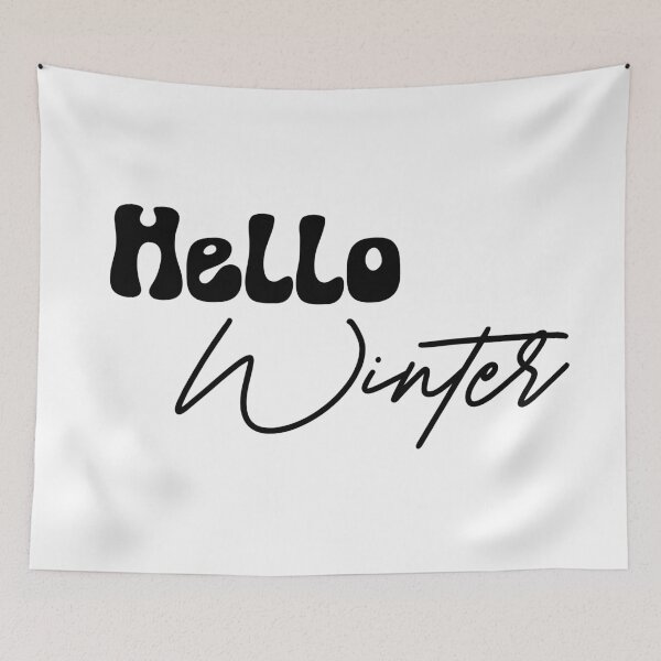 Item preview, Hello Winter - Cozy Season's Greetings designed and sold by EsteticaVerus.