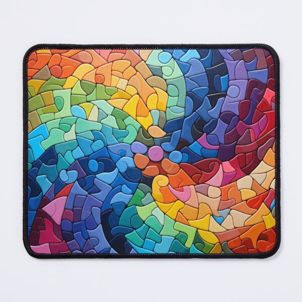 Item preview, Colorful puzzle texture designed and sold by RodoArtDs.