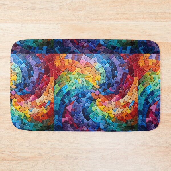Item preview, Colorful puzzle texture designed and sold by RodoArtDs.