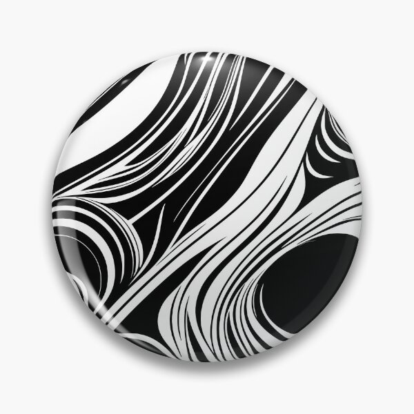 Item preview, Abstract black and white liquid swirls design designed and sold by BattaAnastasia.