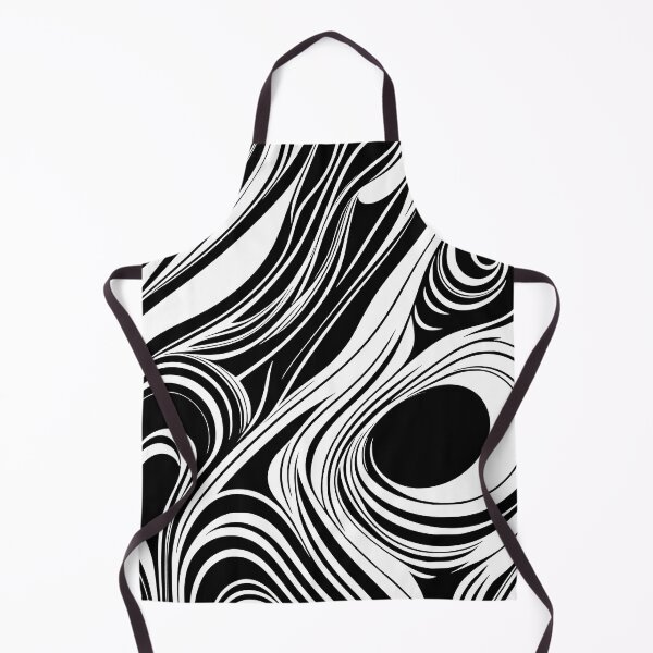Item preview, Abstract black and white liquid swirls design designed and sold by BattaAnastasia.